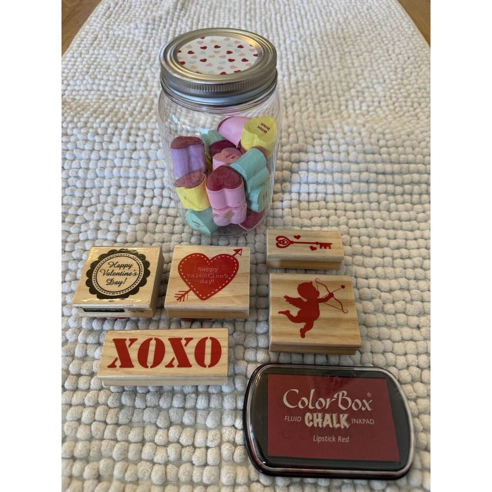 26 Valentines Day Rubber Stamps Card Making Scrapbooking Crafts Love Wedding